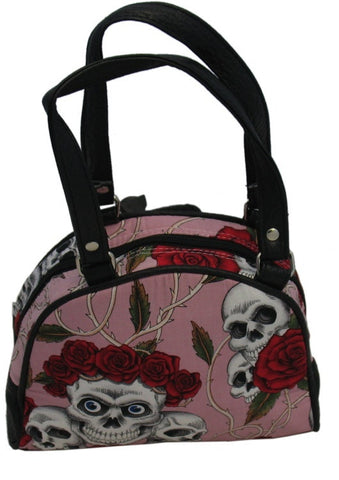Small Skulls and Roses Bag (Various Colours)